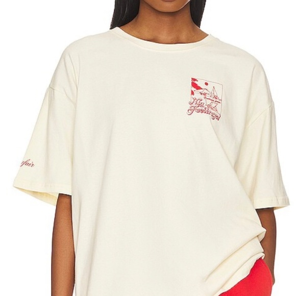 The Mayfair Group M/L 'Are We Aware' Oversized Tee in Sand - Picture 4 of 13